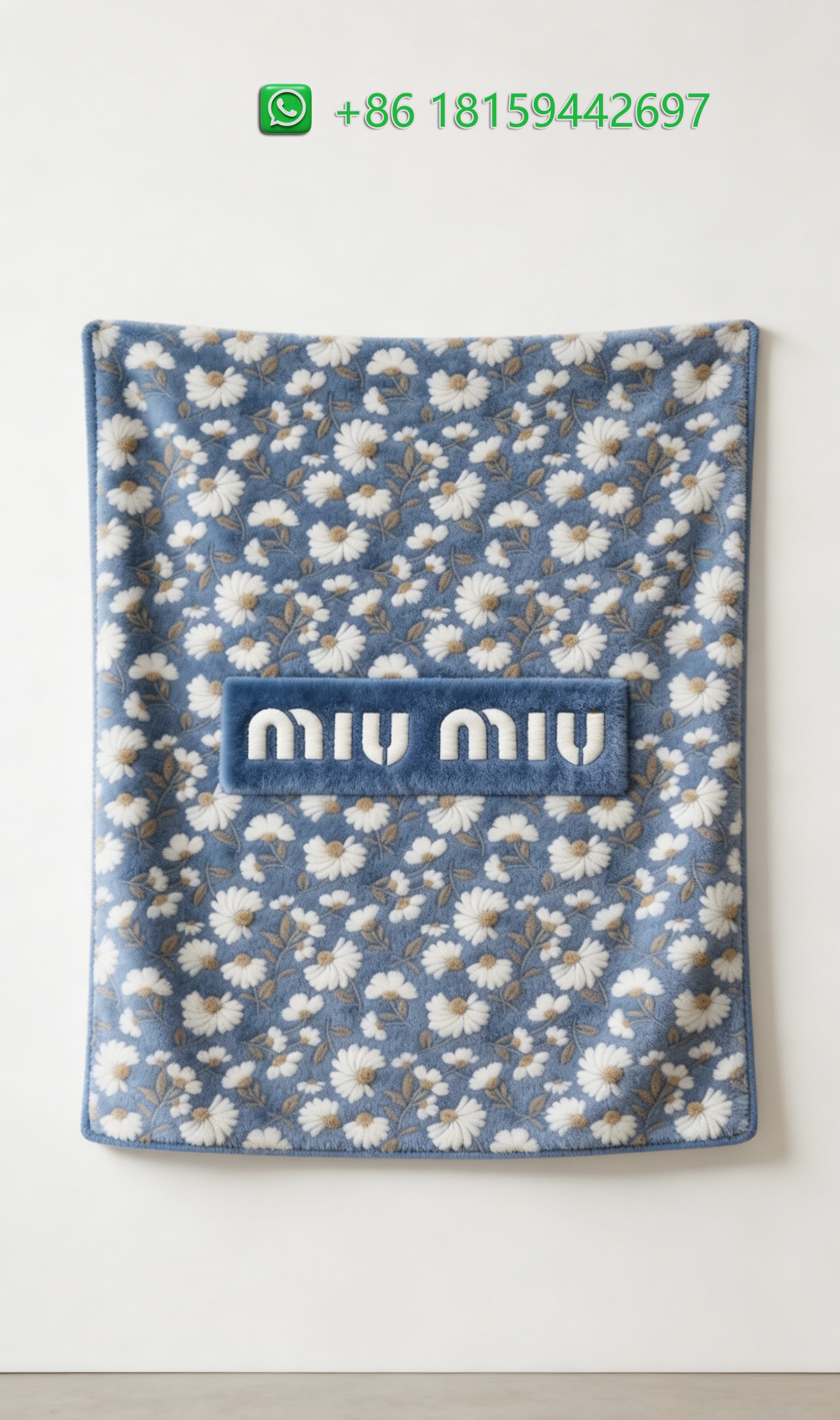 Miumiu Throw Blankets